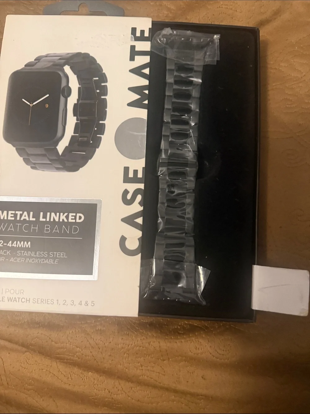 Apple Metal Linked Watch Band - Black
